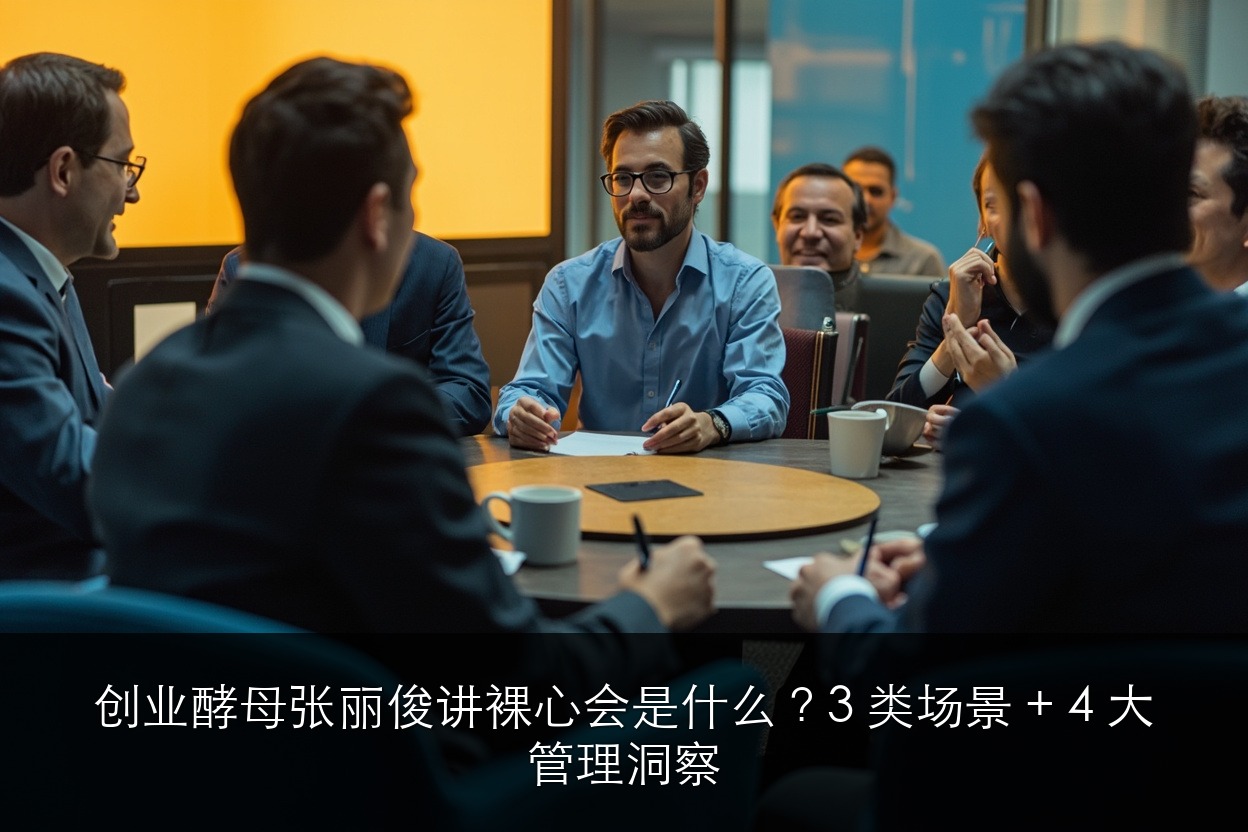 创业酵母张丽俊讲