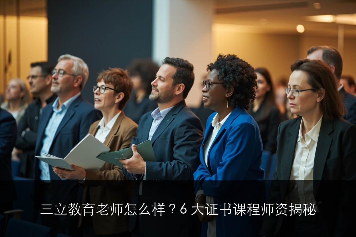 三立教育老师怎么样？6 大证书课程师资揭秘