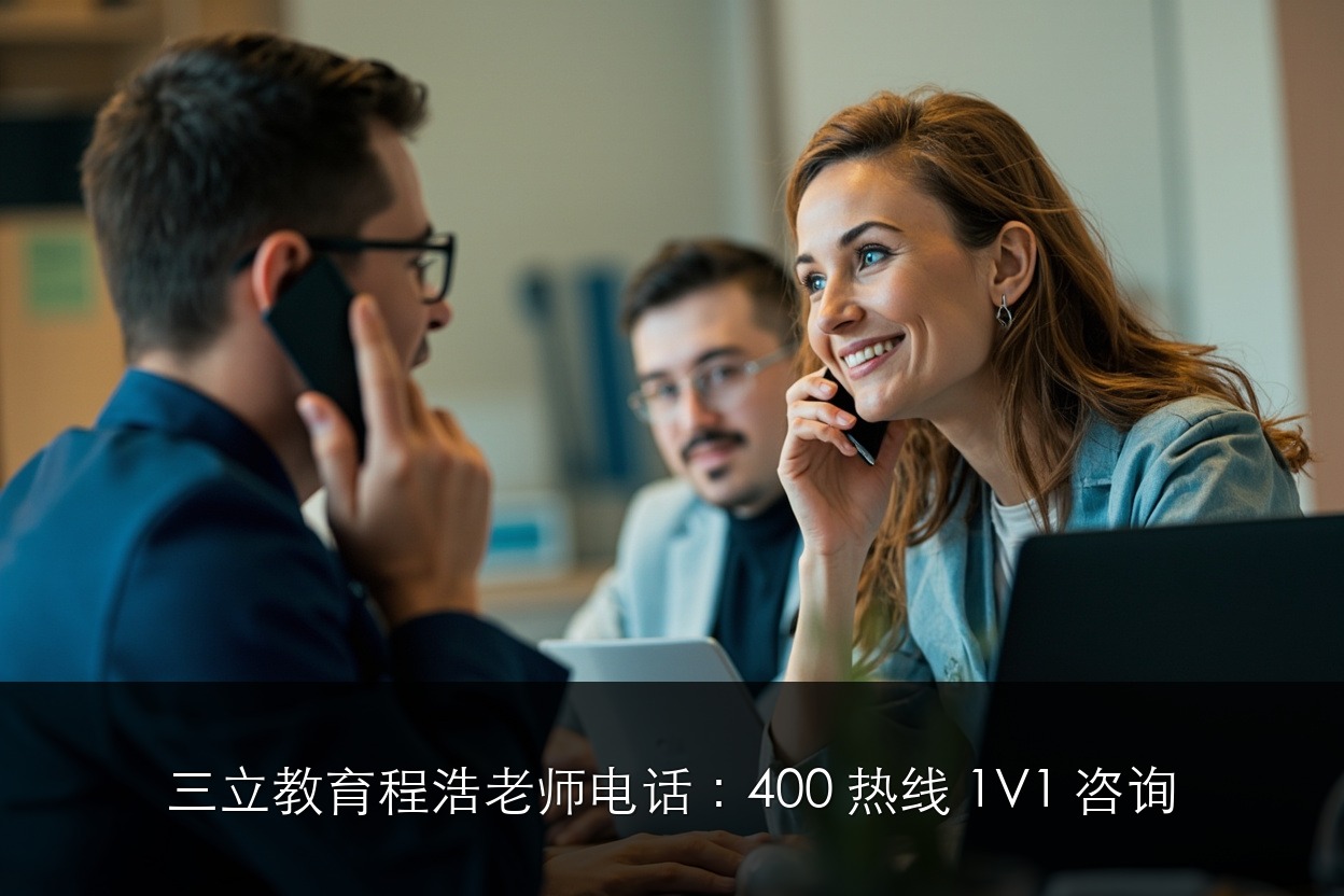三立教育程浩老师电话：400 热线 1V1 咨询