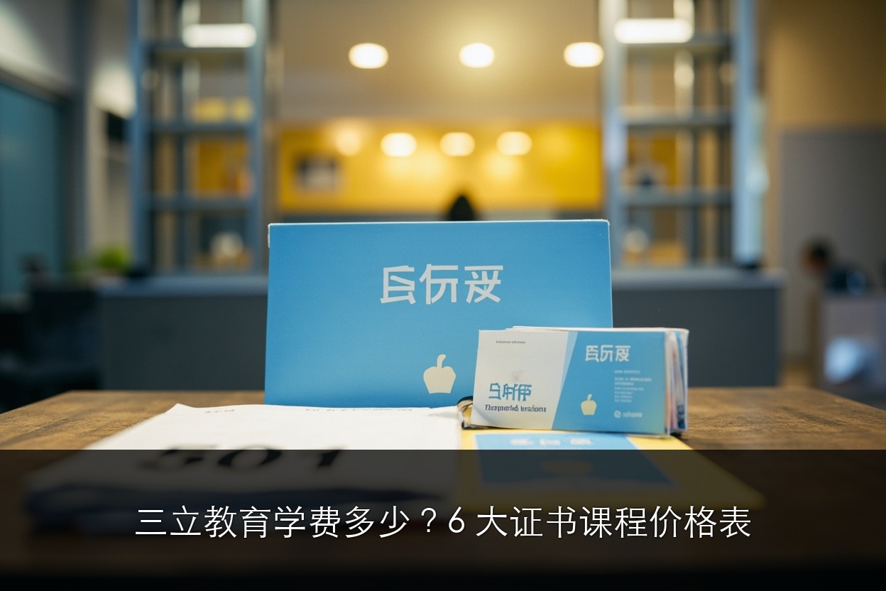 三立教育学费多少？6 大证书课程价格表