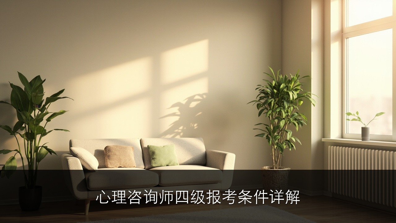 心理咨询师四级报考条件详解