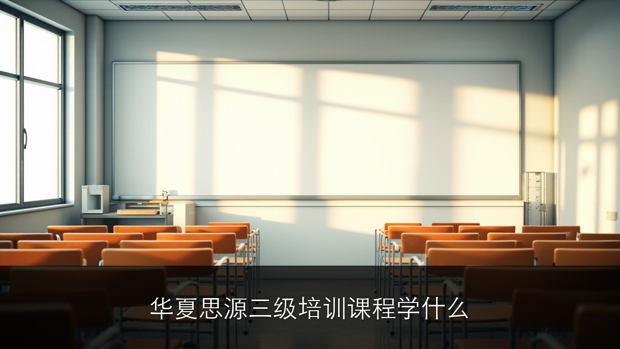 华夏思源三级培训课程学什么