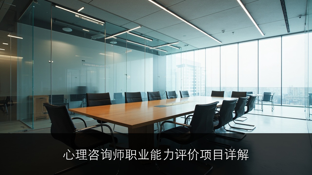 心理咨询师职业能力评价项目详解