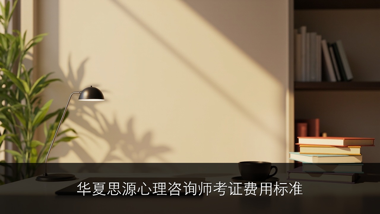 华夏思源心理咨询师考证费用标准