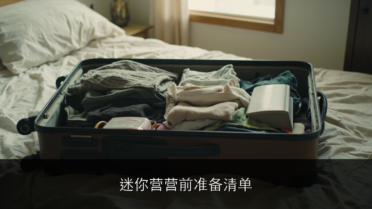 迷你营营前准备清单：行李 + 机票 + 营长 1V1 答疑完整流程