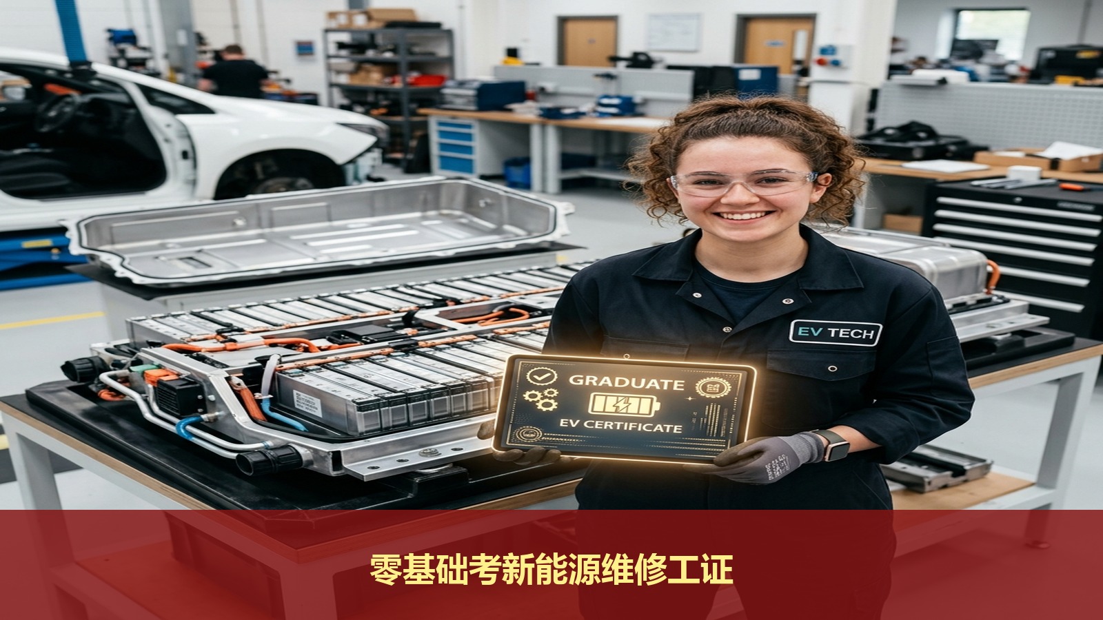 零基础考新能源汽车维修工证难吗?深圳市新能源汽车促进会双证特训营带你稳拿证书