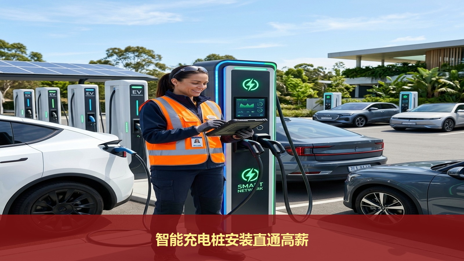 个人接单智能充电桩怎么安装?深圳市新能源汽车促进会全流程实操培训直通高薪