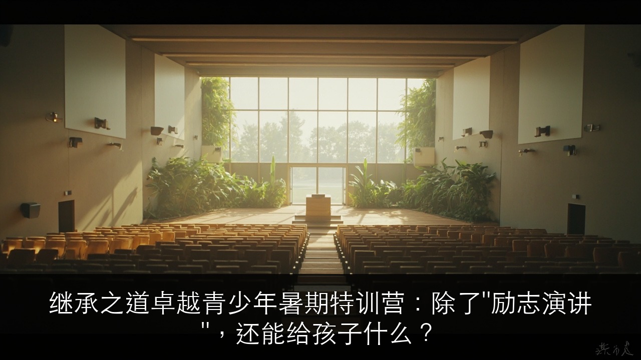继承之道卓越青少年暑期特训营：除了