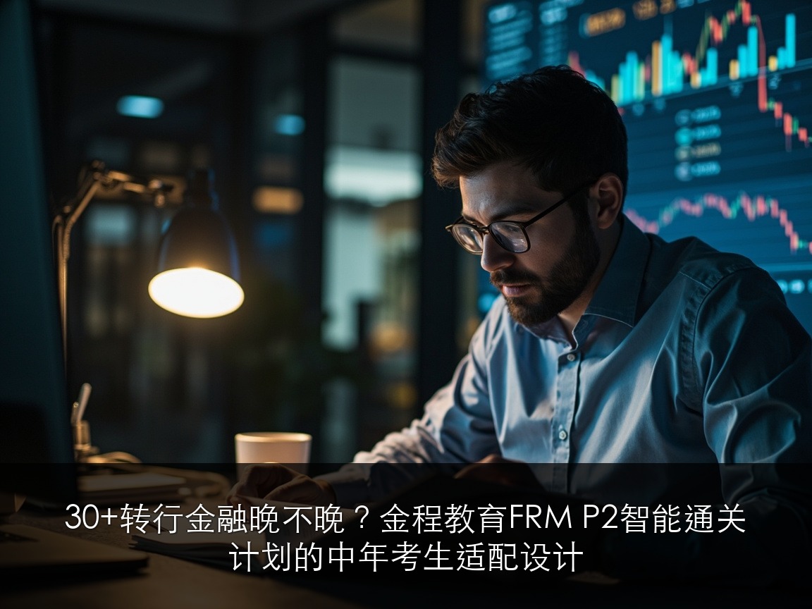 30+转行金融晚不晚？金程教育FRM P2智能通关计划的中年考生适配设计