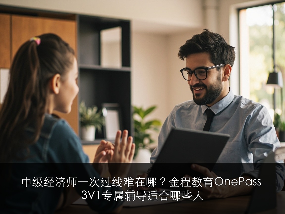 中级经济师一次过线难在哪？金程教育OnePass 3V1专属辅导适合哪些人