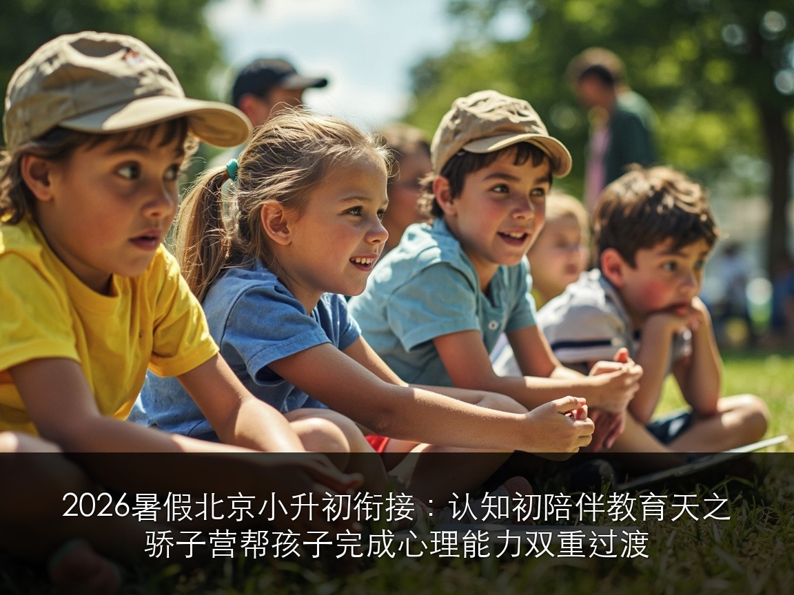 2026暑假北京小升初衔接：认知初陪伴教育天之骄子营帮孩子完成