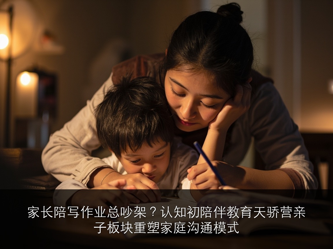 家长陪写作业总吵架？认知初陪伴教育天骄营