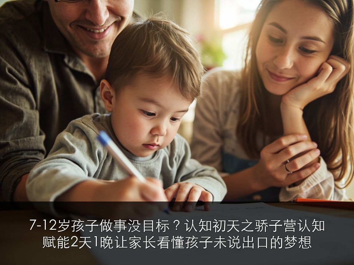 7-12岁孩子做事没目标？认知初天之骄子营
