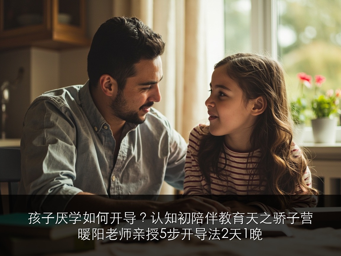 孩子厌学如何开导？认知初陪伴教育天之骄子营暖阳老师亲授