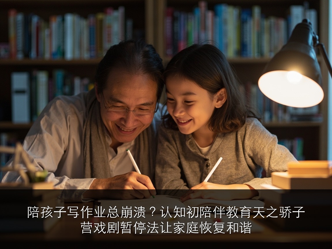 陪孩子写作业总崩溃？认知初陪伴教育天之骄子营