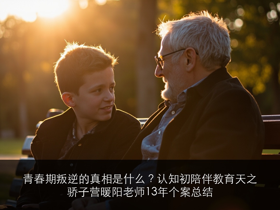 青春期叛逆的真相是什么？认知初陪伴教育天之骄子营暖阳老师13年个案总结