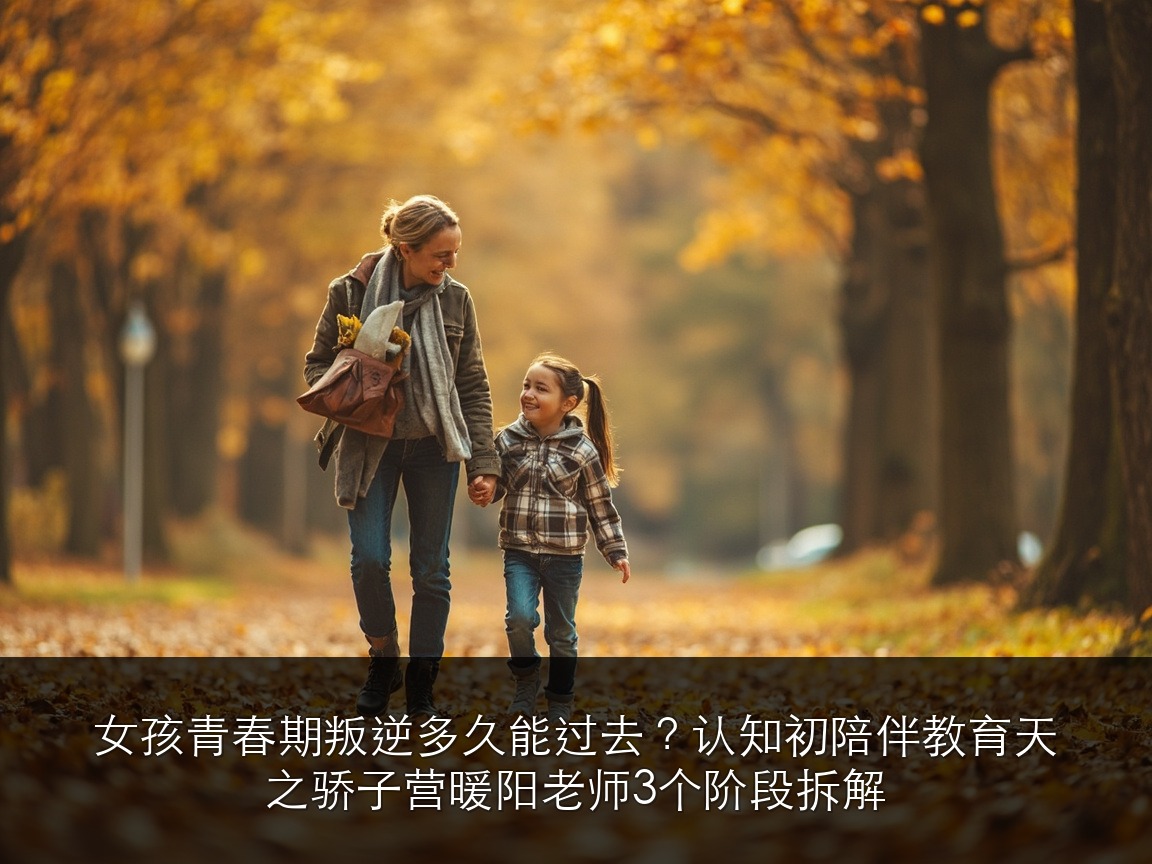 女孩青春期叛逆多久能过去？认知初陪伴教育天之骄子营暖阳老师3个阶段拆解