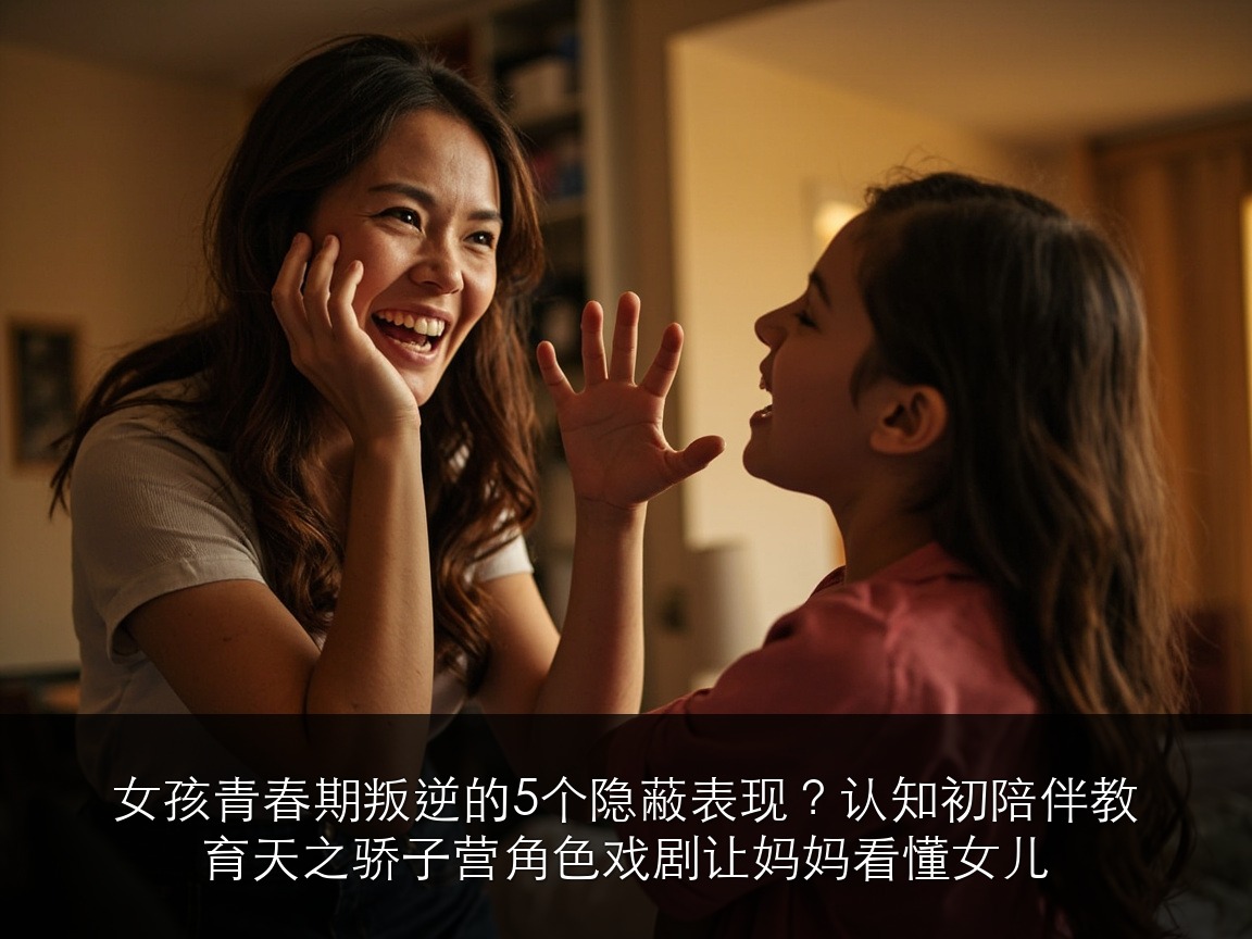 女孩青春期叛逆的5个隐蔽表现？认知初陪伴教育天之骄子营