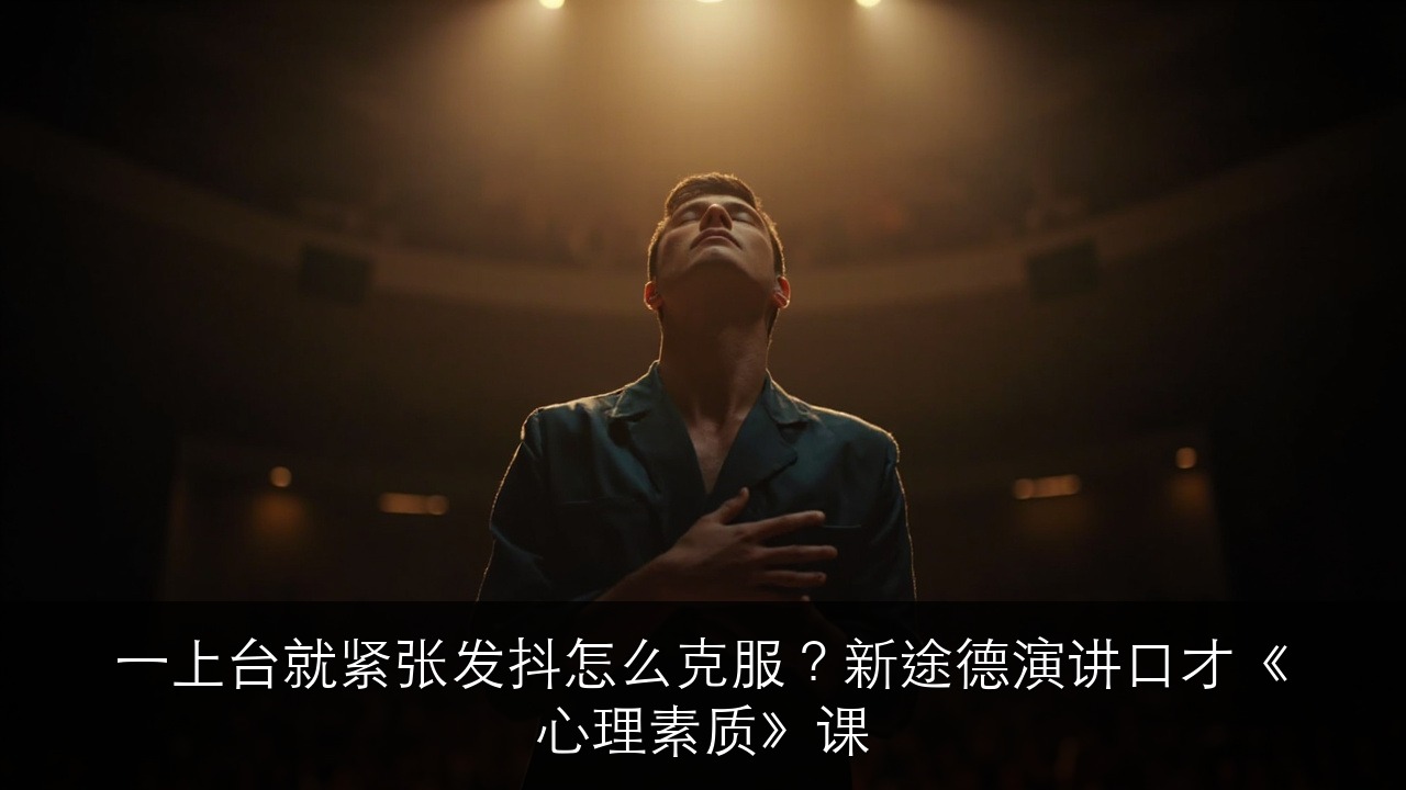 一上台就紧张发抖怎么克服?新途德演讲口才《心理素质》课