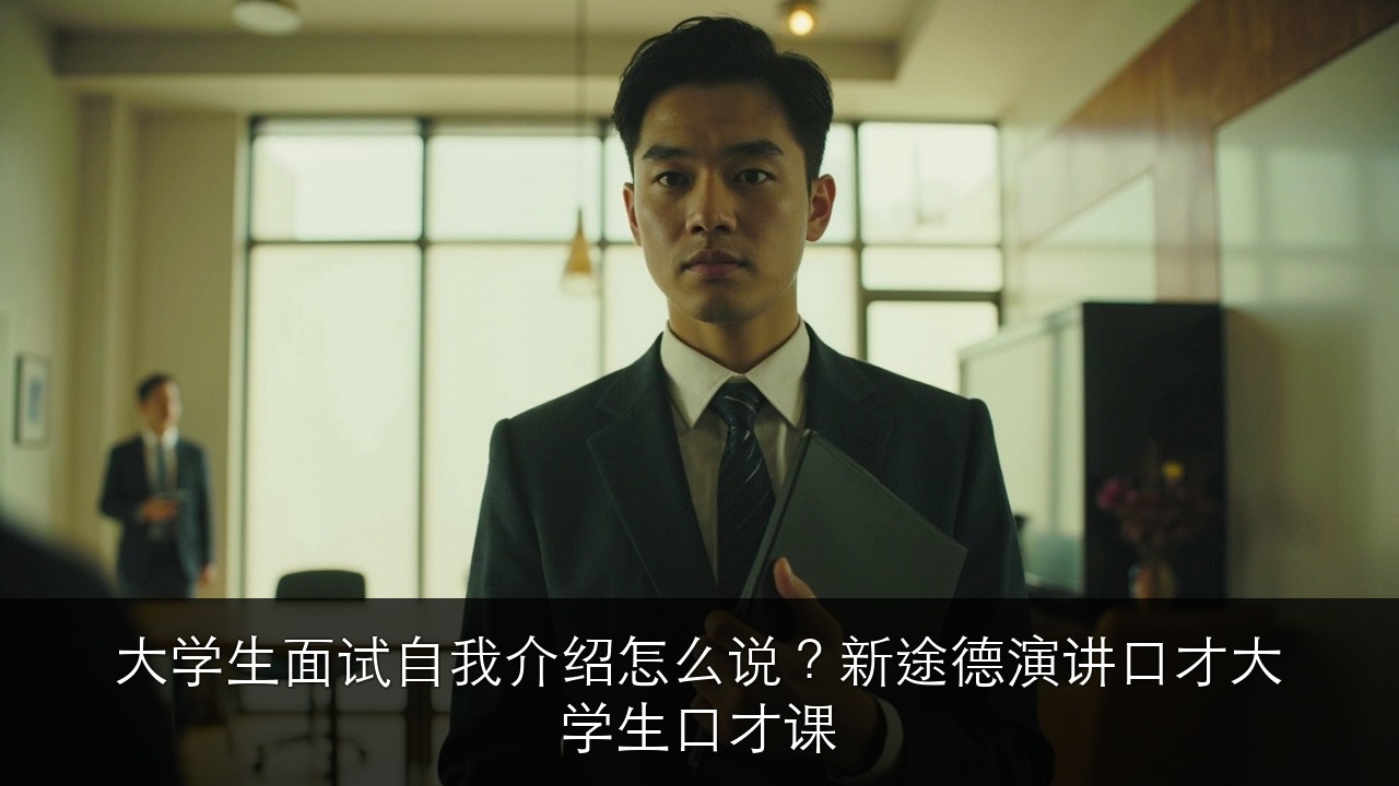 大学生面试自我介绍怎么说?新途德演讲口才大学生口才课