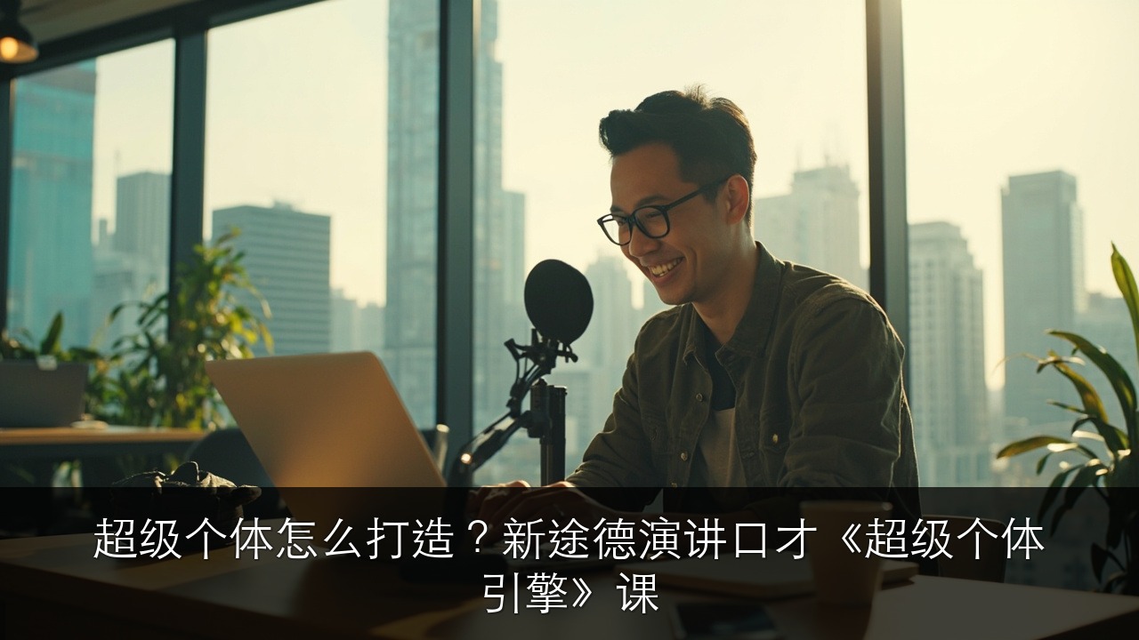 超级个体怎么打造?新途德演讲口才《超级个体引擎》课