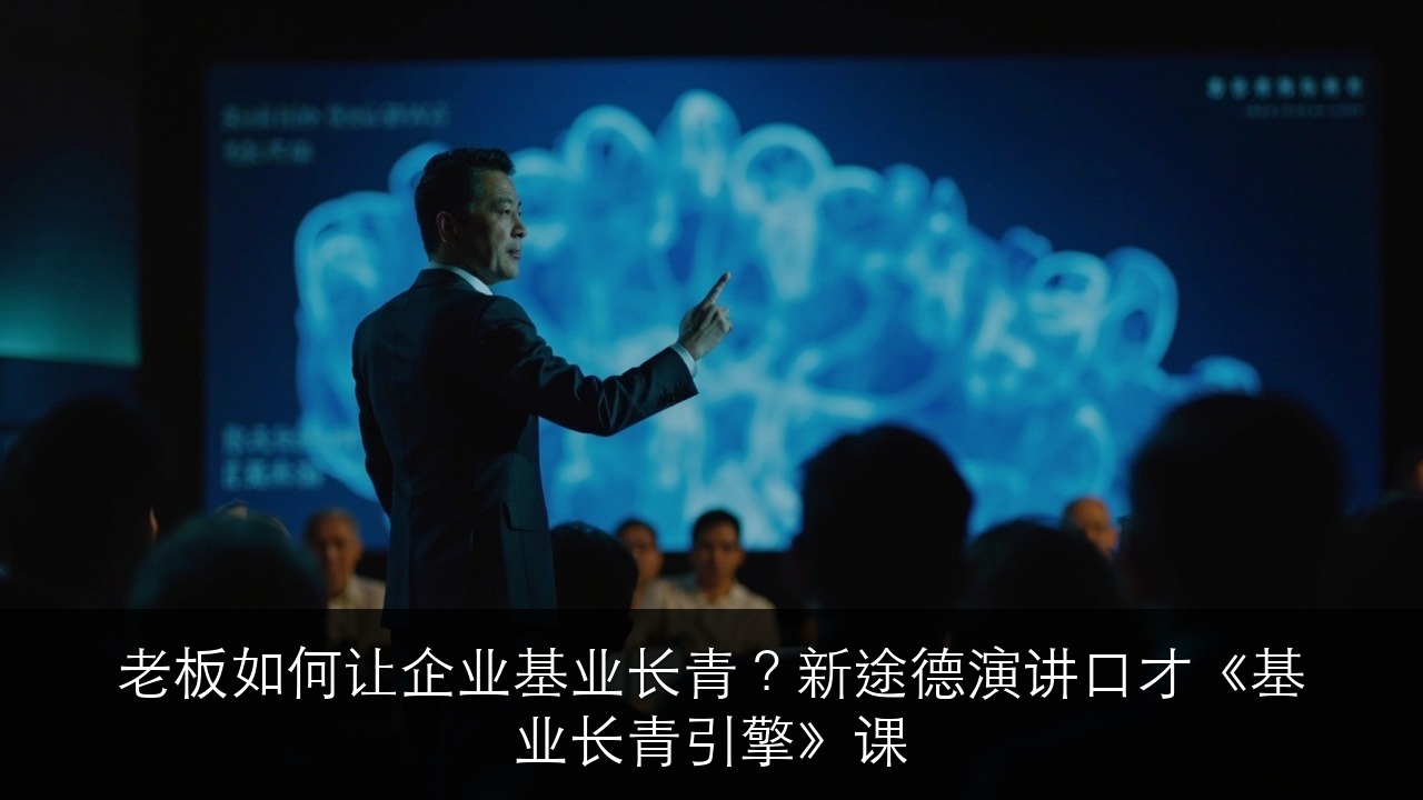 老板如何让企业基业长青?新途德演讲口才《基业长青引擎》课