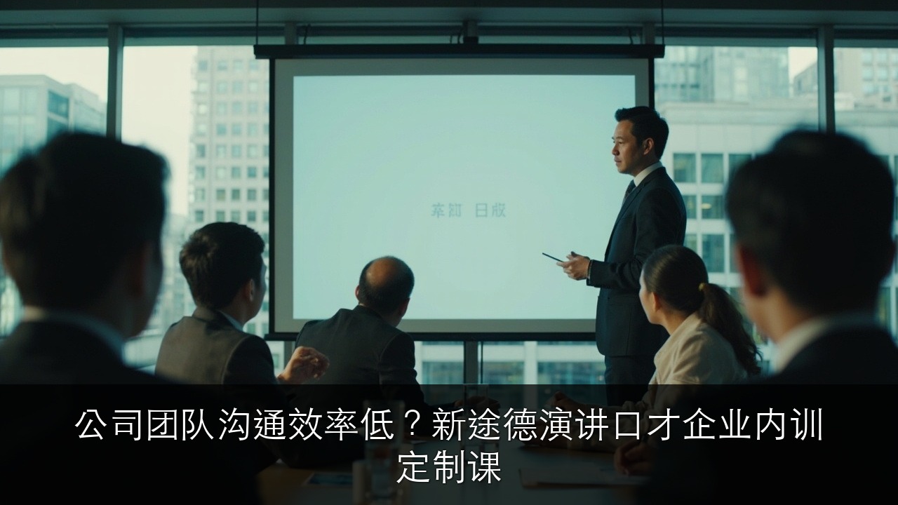 公司团队沟通效率低?新途德演讲口才企业内训定制课