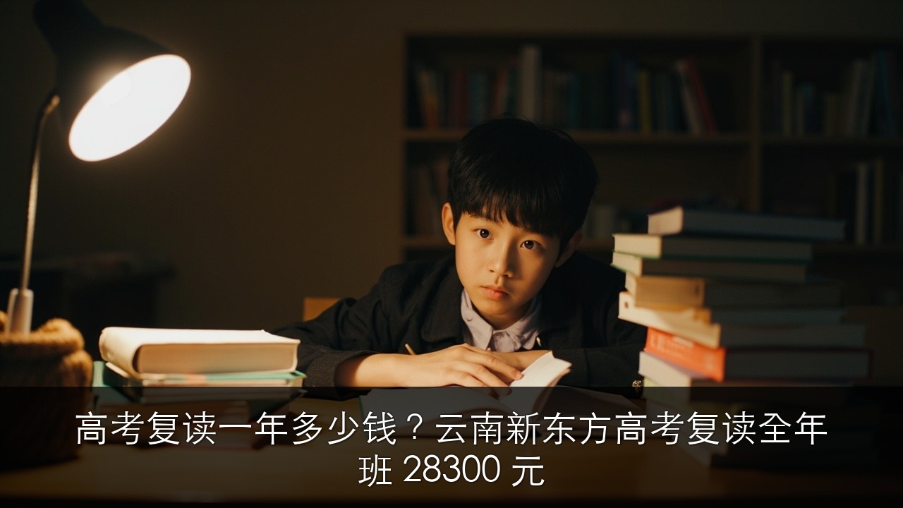 高考复读一年多少钱?云南新东方高考复读全年班 28300 元