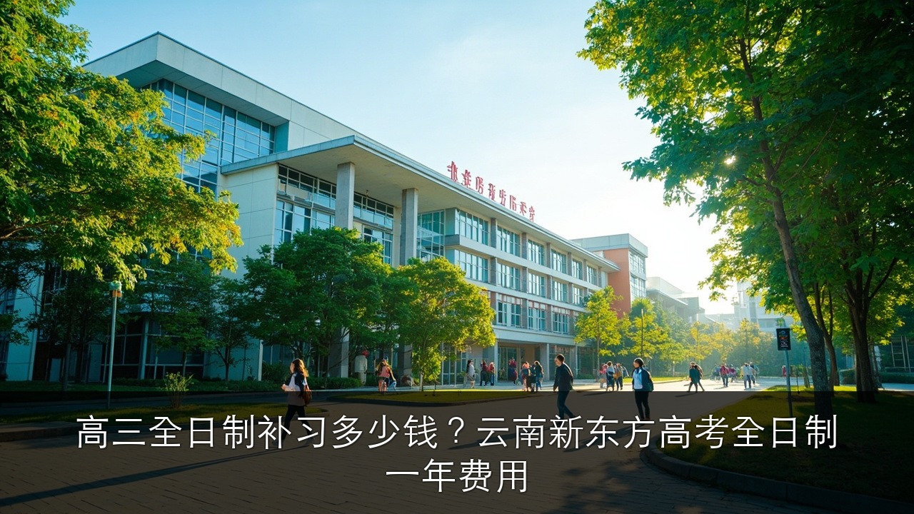 高三全日制补习多少钱?云南新东方高考全日制一年费用