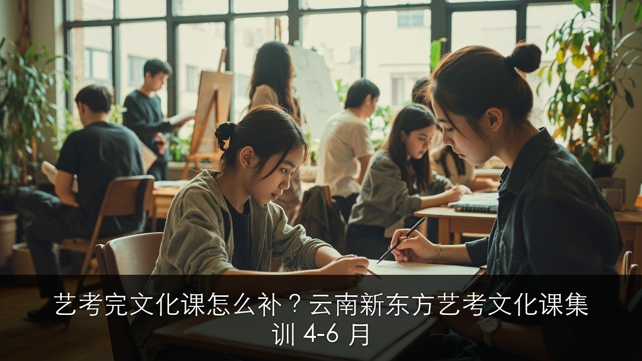 艺考完文化课怎么补?云南新东方艺考文化课集训 4-6 月