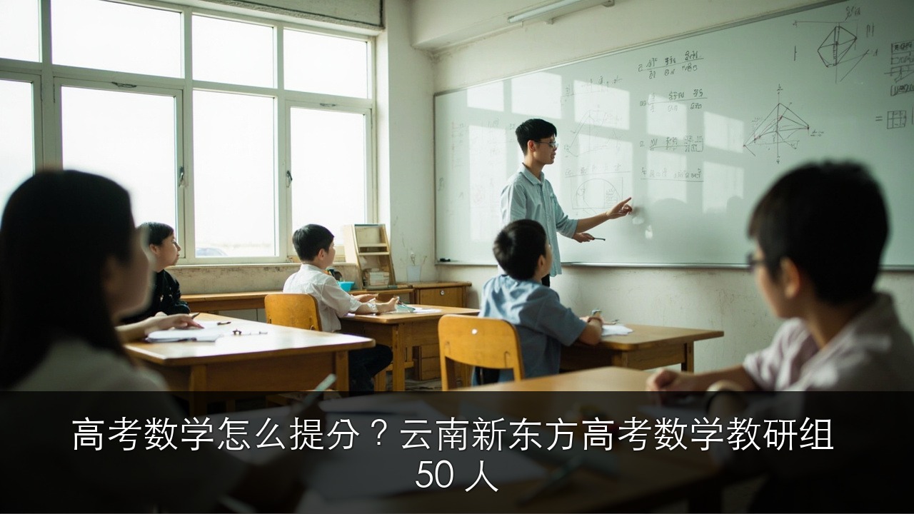 高考数学怎么提分?云南新东方高考数学教研组 50 人