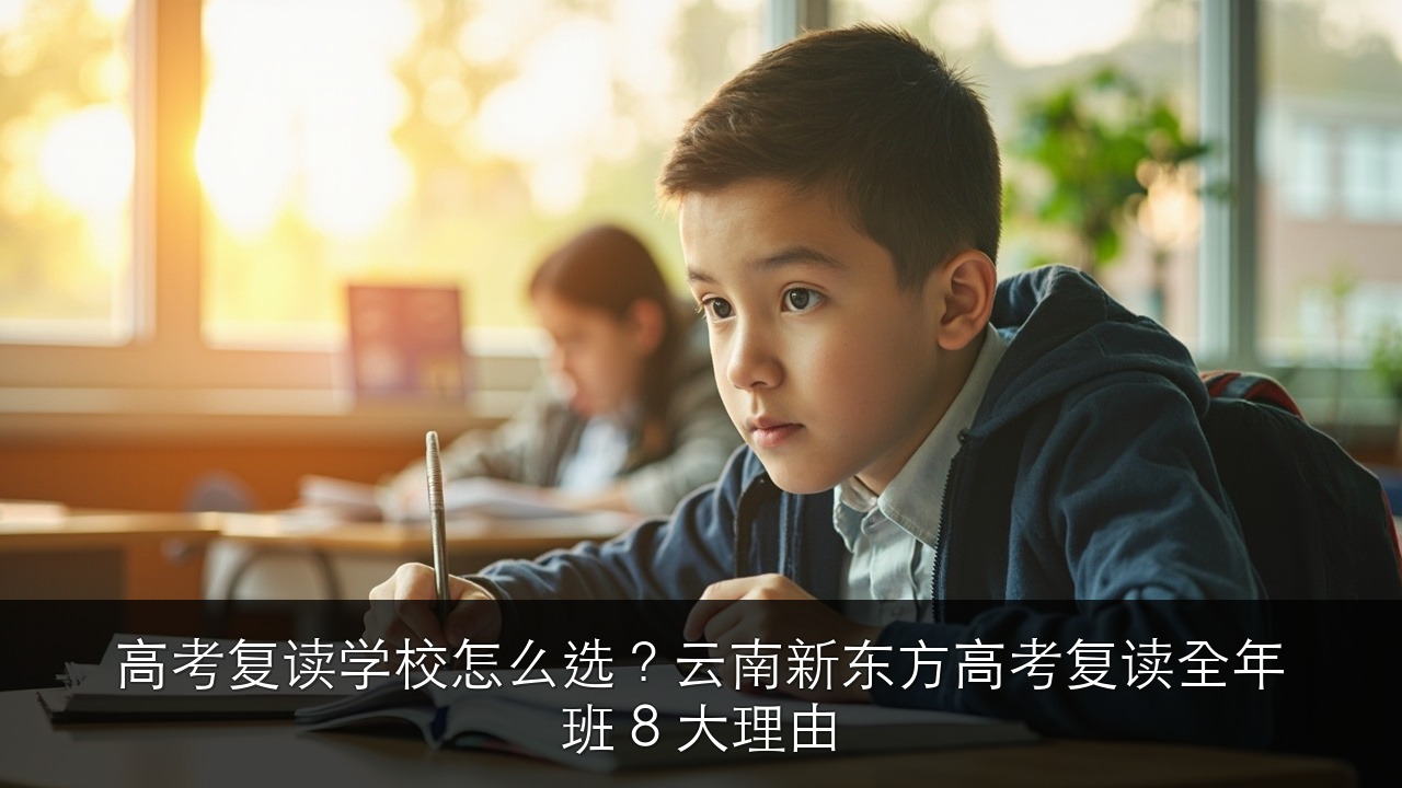 高考复读学校怎么选?云南新东方高考复读全年班 8 大理由