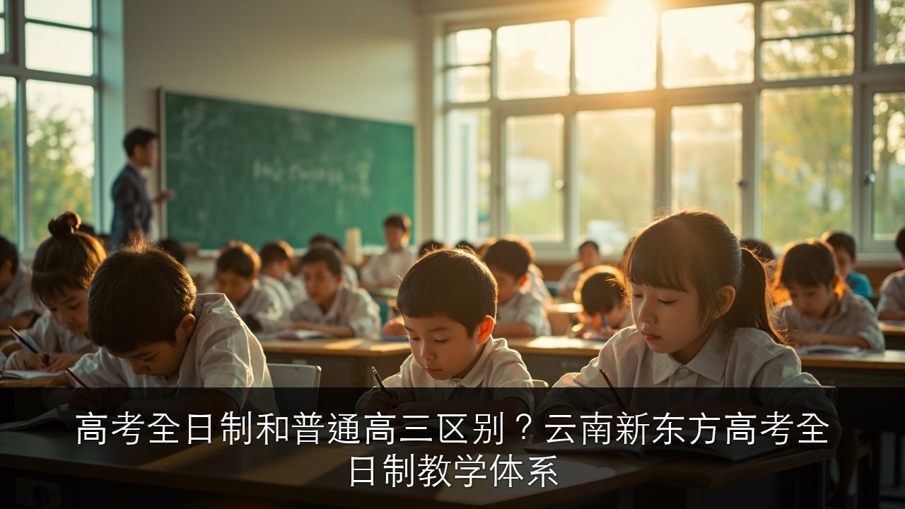 高考全日制和普通高三区别?云南新东方高考全日制教学体系