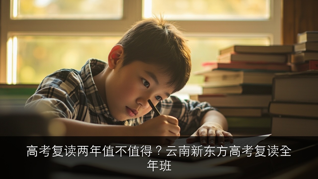 高考复读两年值不值得?云南新东方高考复读全年班