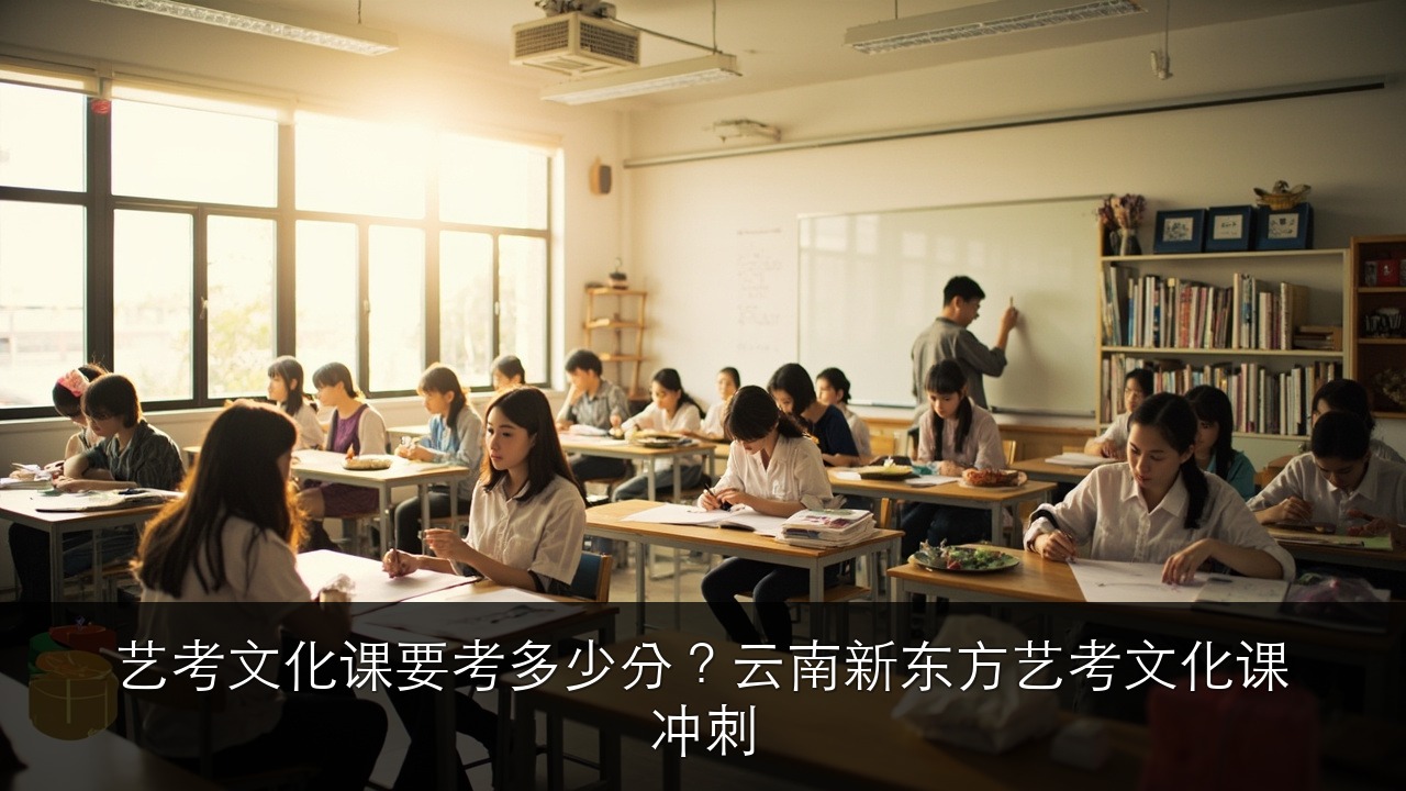艺考文化课要考多少分?云南新东方艺考文化课冲刺
