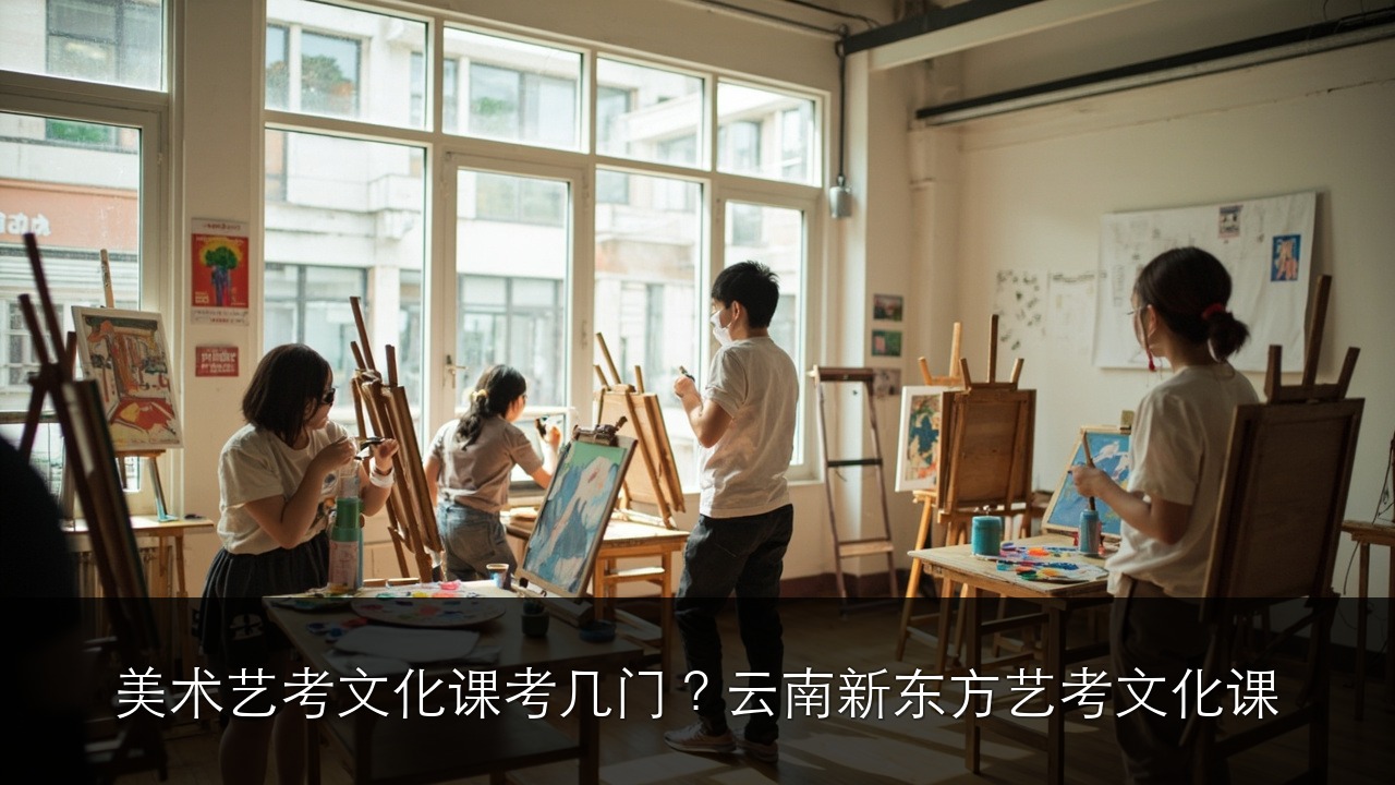 美术艺考文化课考几门?云南新东方艺考文化课