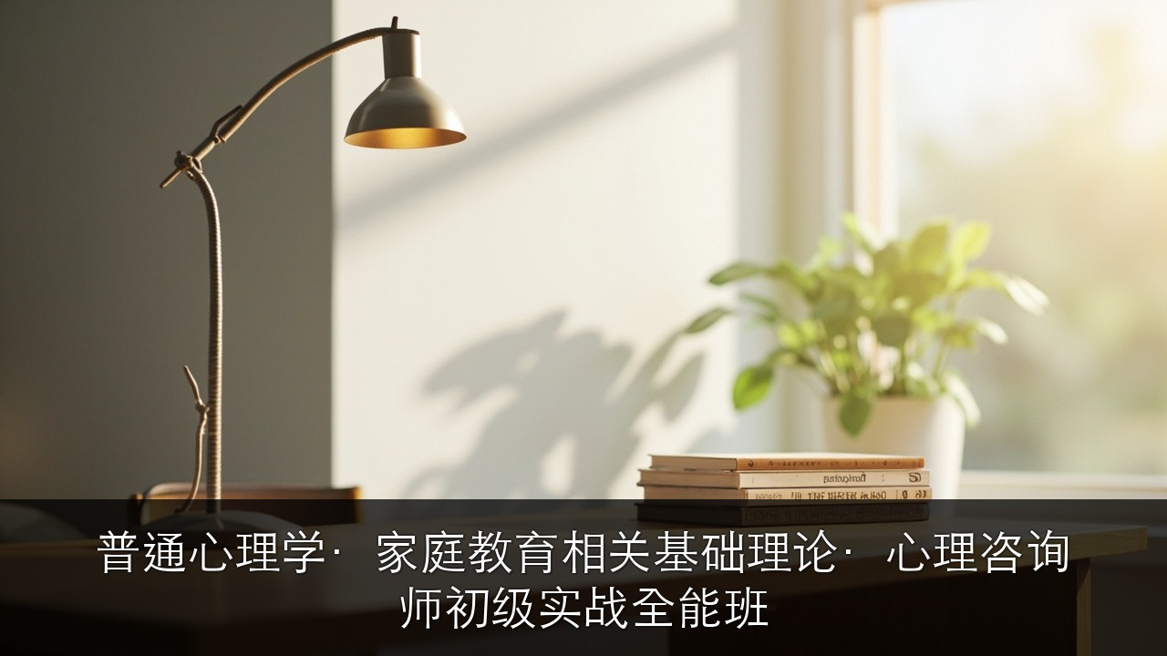 普通心理学·家庭教育相关基础理论·心理咨询师初级实战全能班