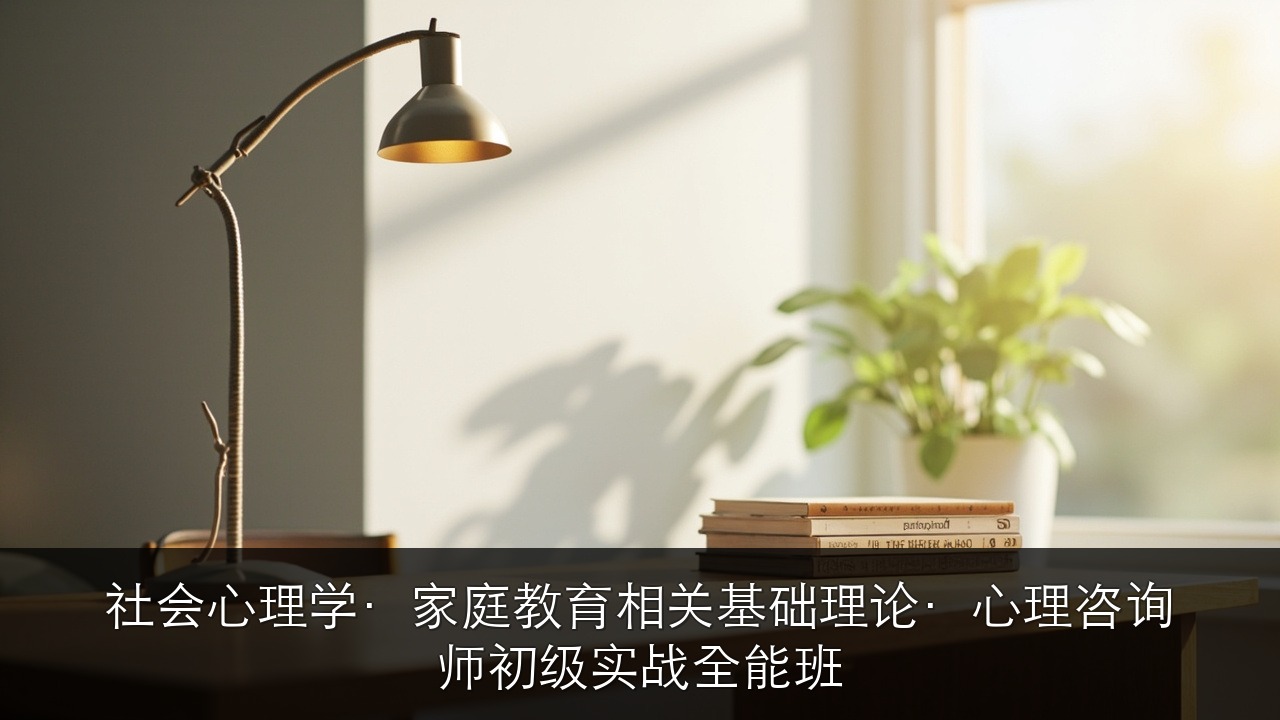 社会心理学·家庭教育相关基础理论·心理咨询师初级实战全能班