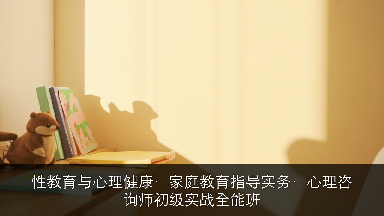 性教育与心理健康·家庭教育指导实务·心理咨询师初级实战全能班