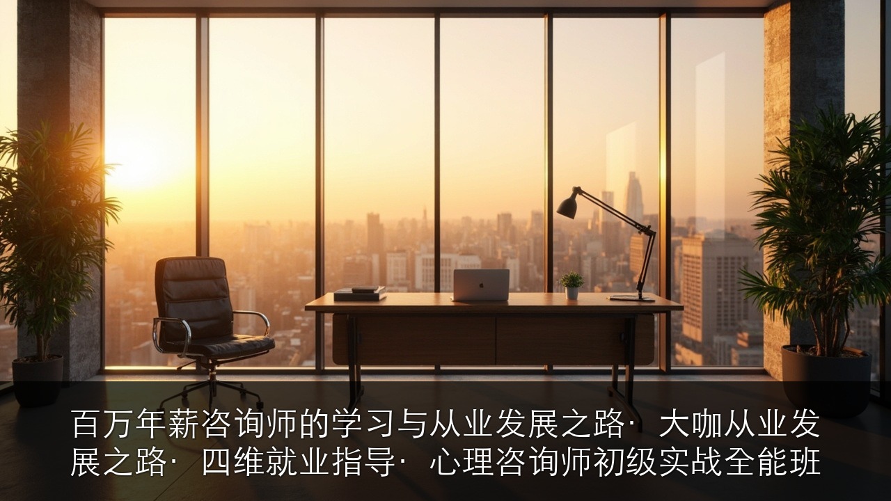 百万年薪咨询师的学习与从业发展之路·大咖从业发展之路·四维就业指导·心理咨询师初级实战全能班
