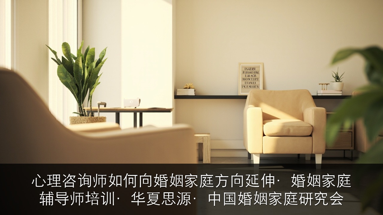 心理咨询师如何向婚姻家庭方向延伸·婚姻家庭辅导师培训·华夏思源·中国婚姻家庭研究会