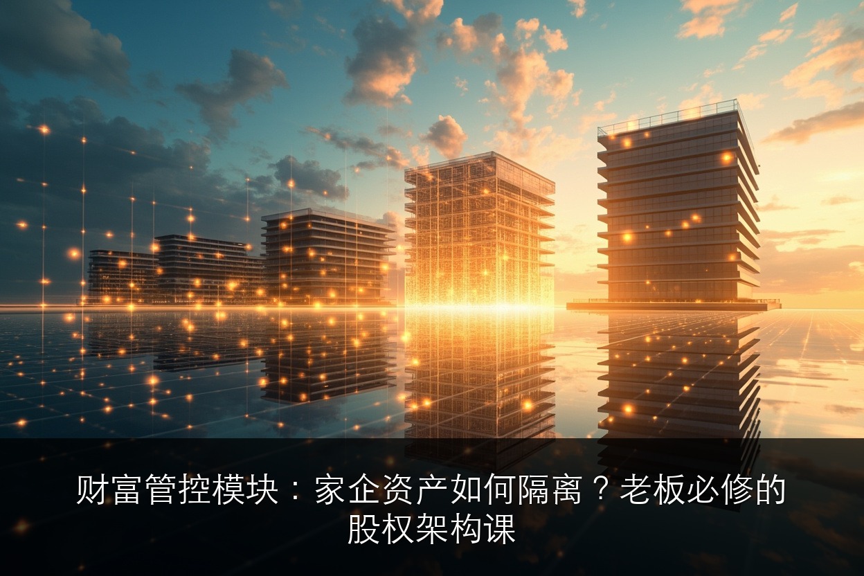 财富管控模块:家企资产如何隔离?老板必修的股权架构课 | 界一咨询《老板财税管控》