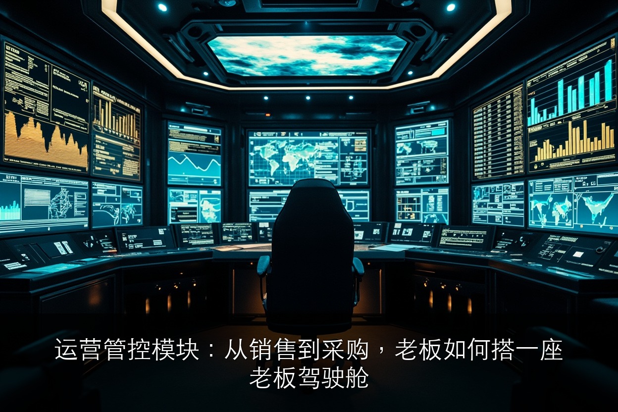 运营管控模块:从销售到采购,老板如何用关键财务指标搭一座