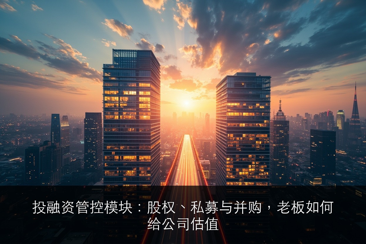 投融资管控模块:股权、私募与并购,老板如何给公司估值并看懂资本运作? | 界一咨询《老板财税管控》