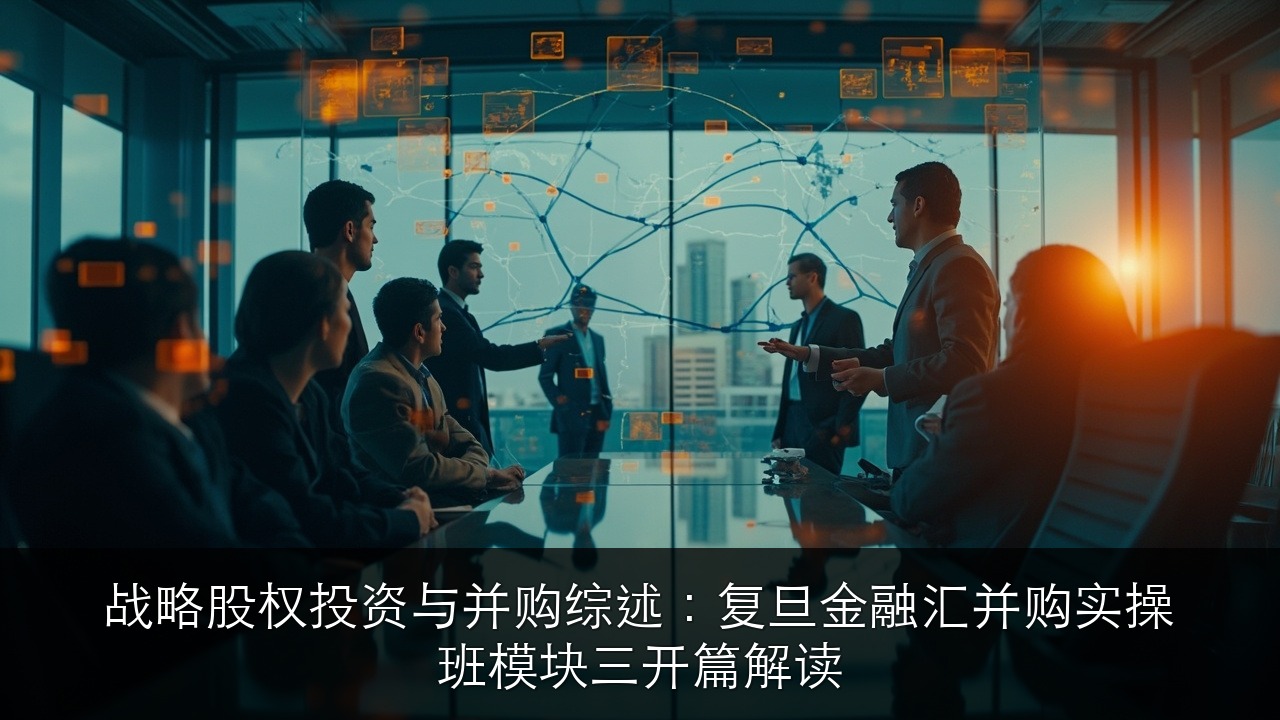 战略股权投资与并购综述:复旦金融汇并购实操班模块三开篇解读