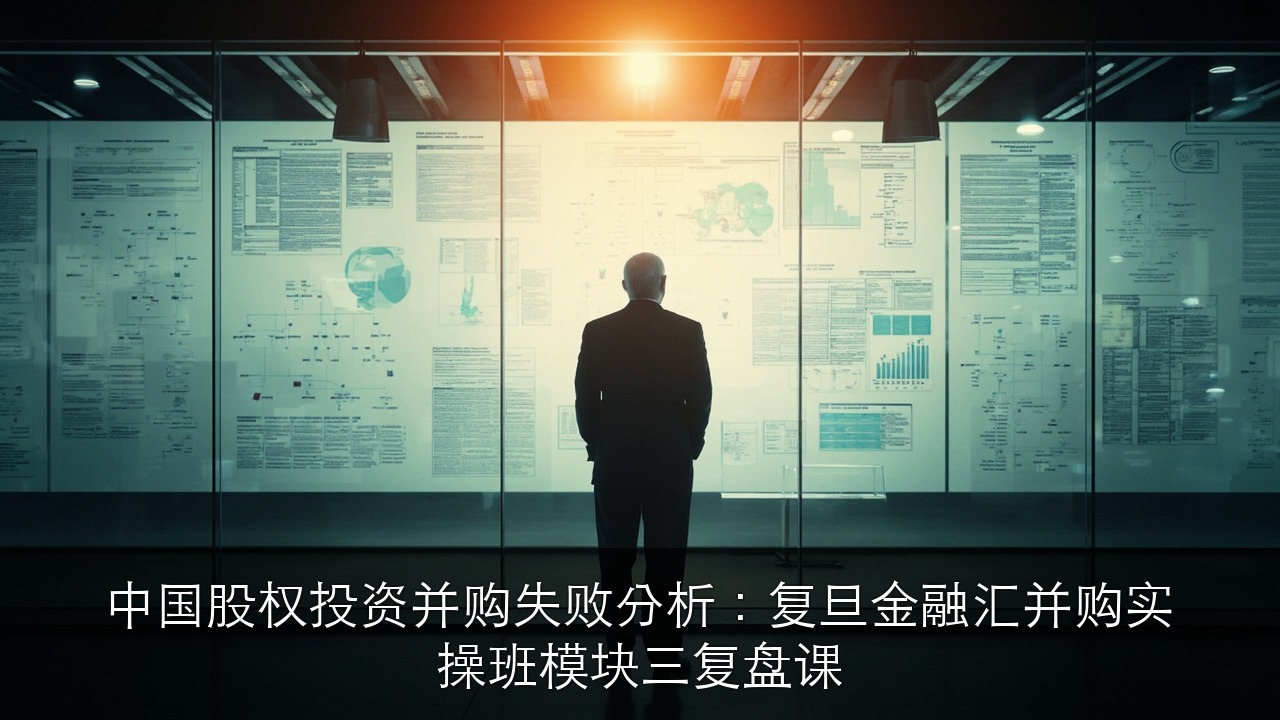 中国股权投资并购失败分析:复旦金融汇并购实操班模块三复盘课