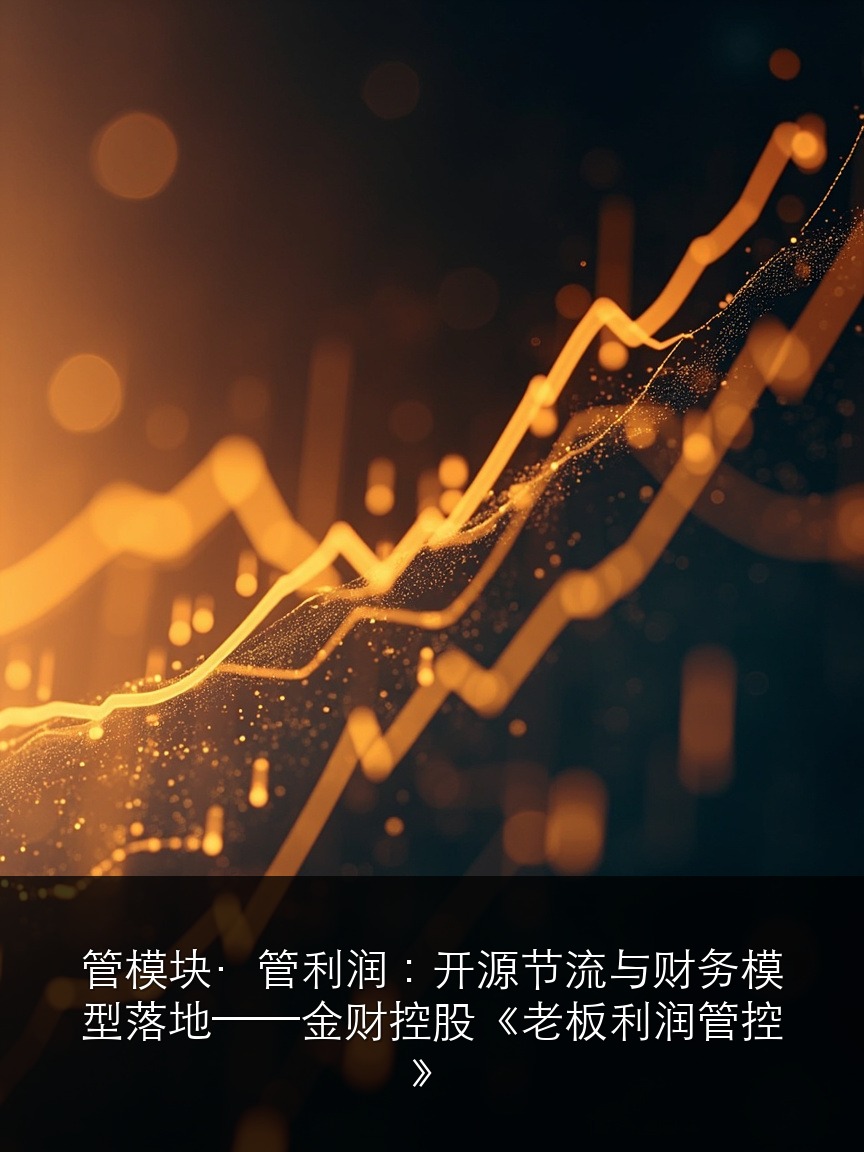 管模块·管利润:开源节流与财务模型落地——金财控股《老板利润管控》
