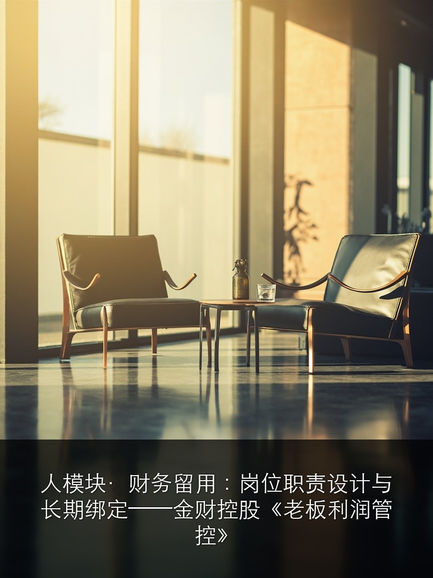 人模块·财务留用：岗位职责设计与长期绑定——金财控股《老板利润管控》