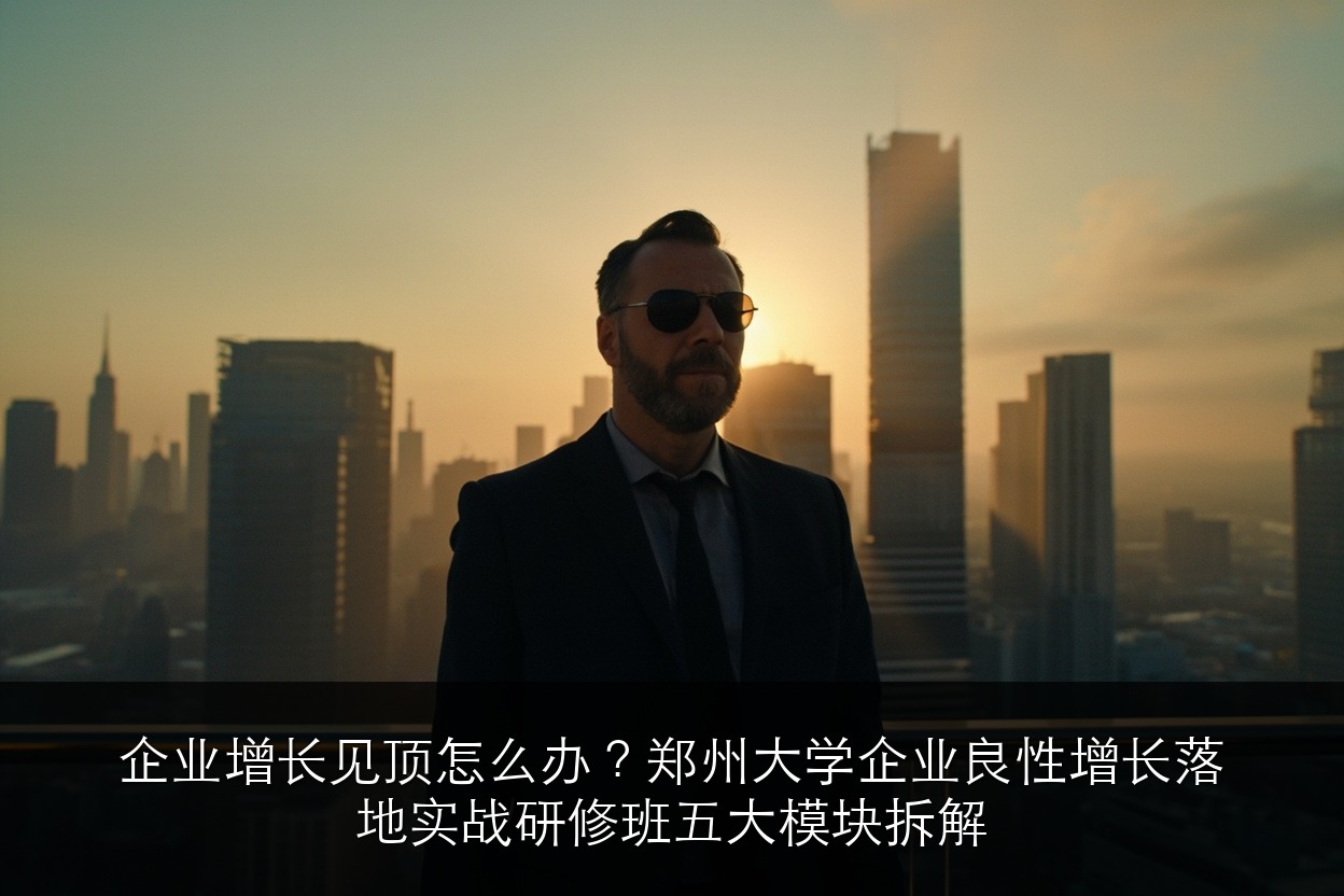 企业增长见顶怎么办？郑州大学企业良性增长落地实战研修班五大模块拆解
