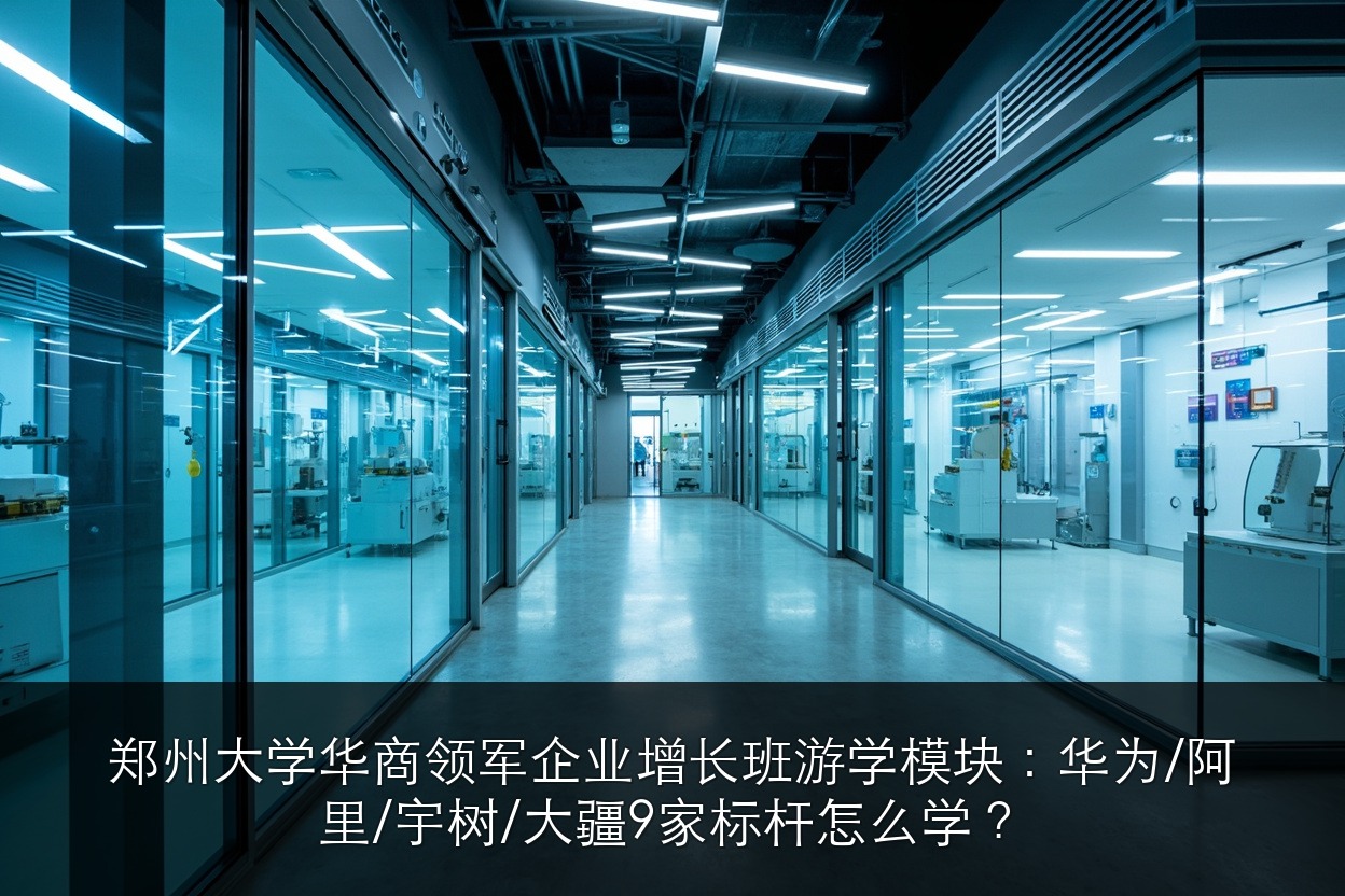 郑州大学华商领军企业增长班游学模块:华为/阿里/宇树/大疆9家标杆怎么学?